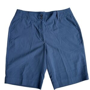 Kate Lord Golf Shorts Women’s Navy Blue Flat Front Size 6